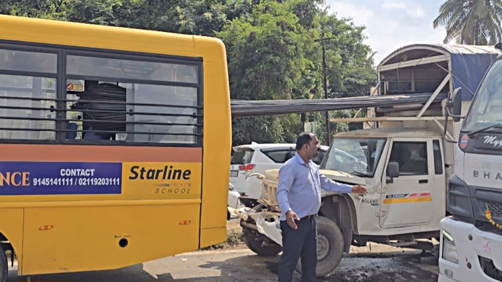 Pune school bus accident