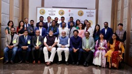 Ramnath Goenka Awards 2026, RNG Awards 20th edition, Vice President C P Radhakrishnan speech, journalism awards India, Indian Express journalism honors, Ramnath Goenka Foundation winners, investigative reporting awards 2024, excellence in journalism categories, RNG Awards chief guest, fearless journalism India, Wayanad landslide reporting award, child trafficking expose Rajasthan.