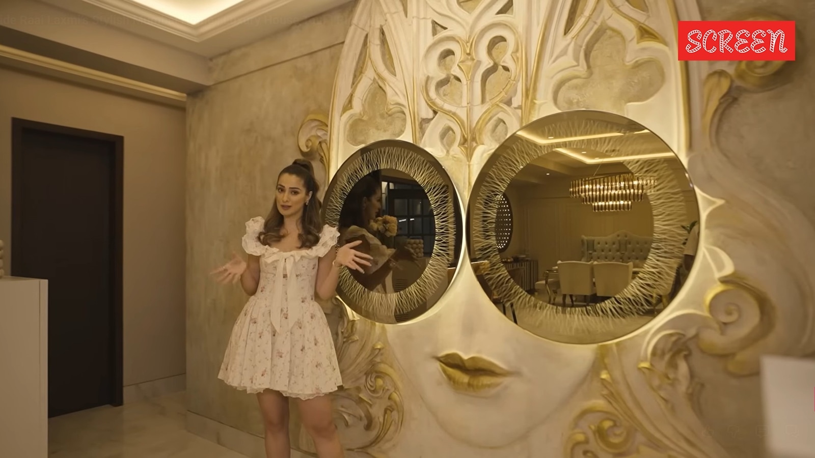 Inside Raai Laxmi’s Mumbai home: A French-style kitchen, an exquisite walk-in closet, a ‘door to the divine’ and a cave-style balcony