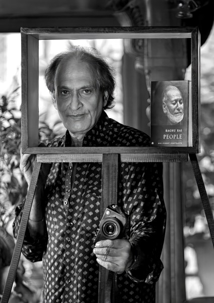 Raghu Rai as photographed by Rohit Chawla. 