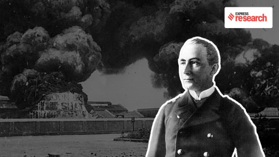 Karl von Müller, leading Eden that attacked oil tanks in Madras (Wikipedia)