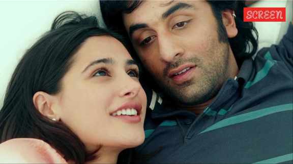 Nargis Fakhri and Ranbir Kapoor in a still from Rockstar.