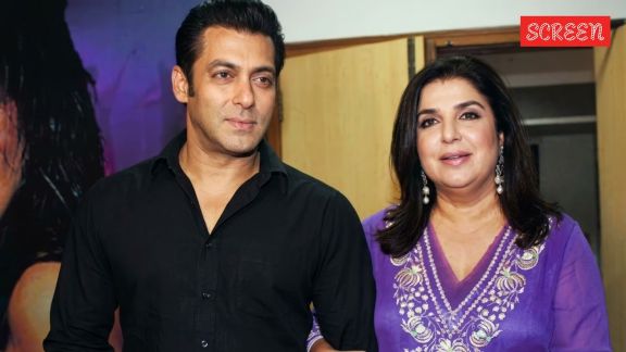 Salman Khan and Farah Khan