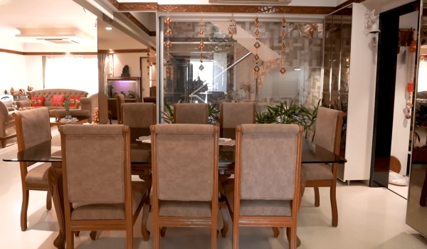 Shakti Mohan's dining area