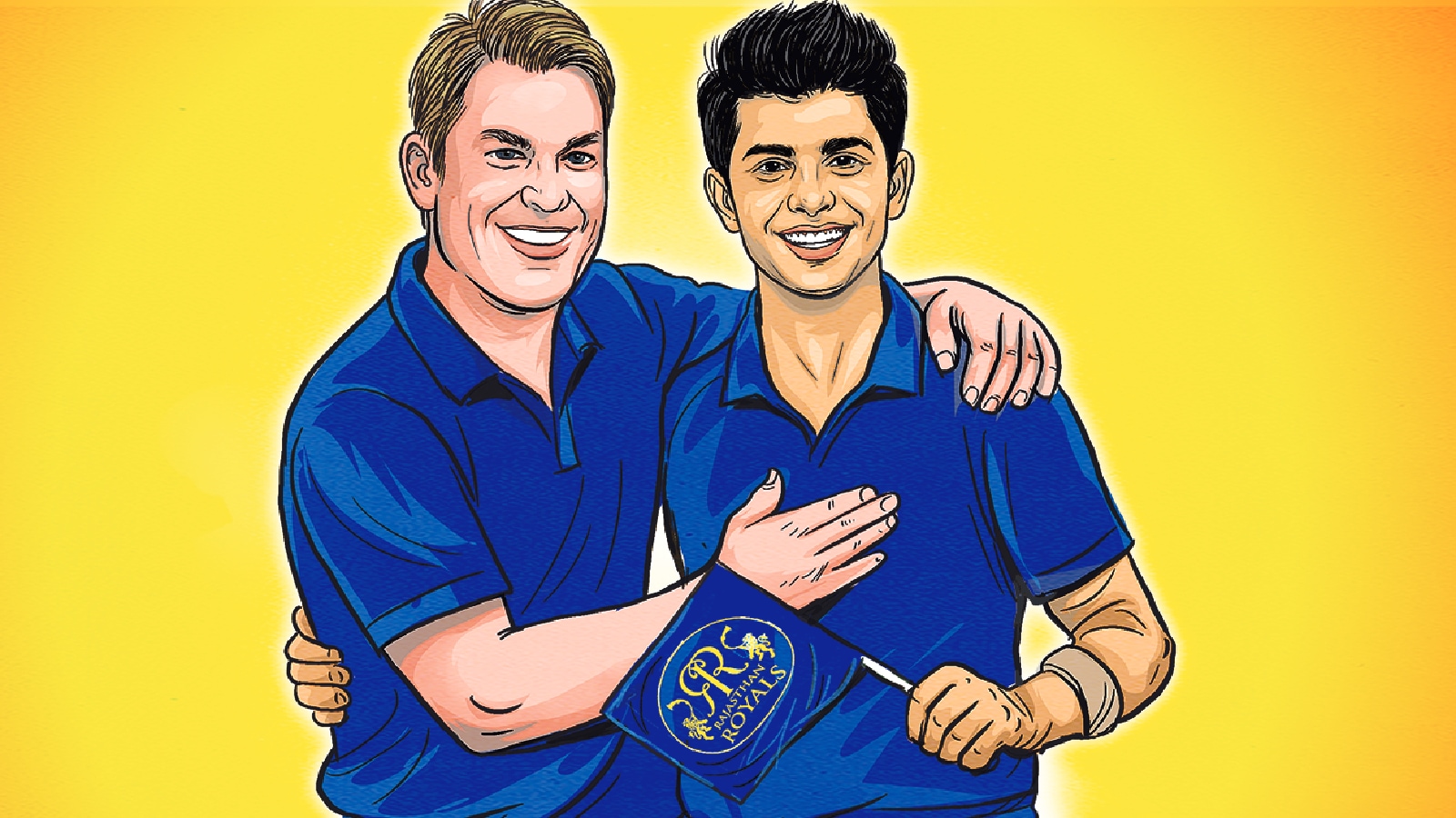 Taruwar Kohli took a game-changing catch in the semifinal. Shane Warne acknowledged his effort in the dressing room. (Illustration: Suvajit Dey)