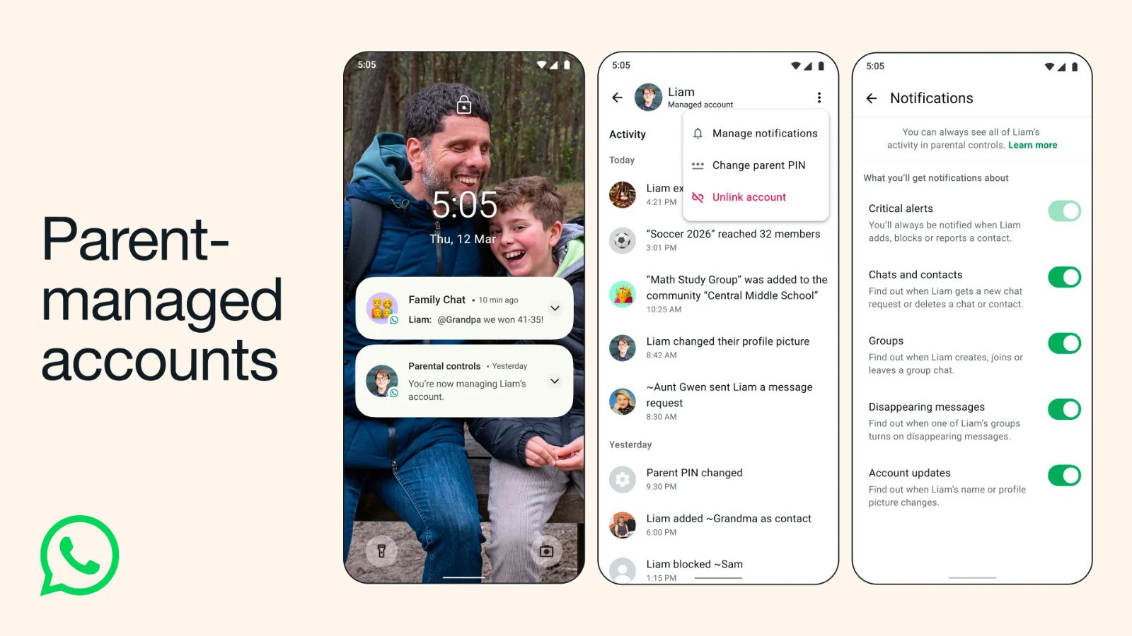 WhatsApp rolls out new parent-managed accounts for under-13 users: How parents can set it up