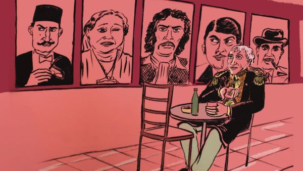 A sketch of Thugs Bar in Broadway Hotel from the graphic novel, Absolute Jafer. (Source: amazon.in) 