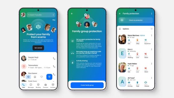Family Protection is free to use and accommodates both Android and iOS devices. (Image: Truecaller)