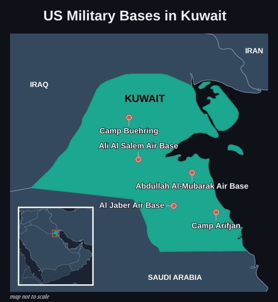 US military bases in Kuwait