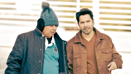 Varun Dhawan with father David Dhawan