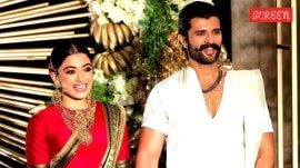 Vijay Deverakonda and Rashmika Mandanna reception
