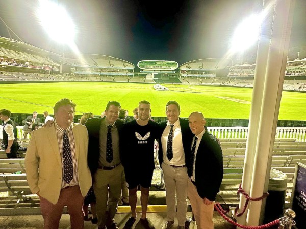 Jacks with Barham at Lord's. (Special Arrangement)