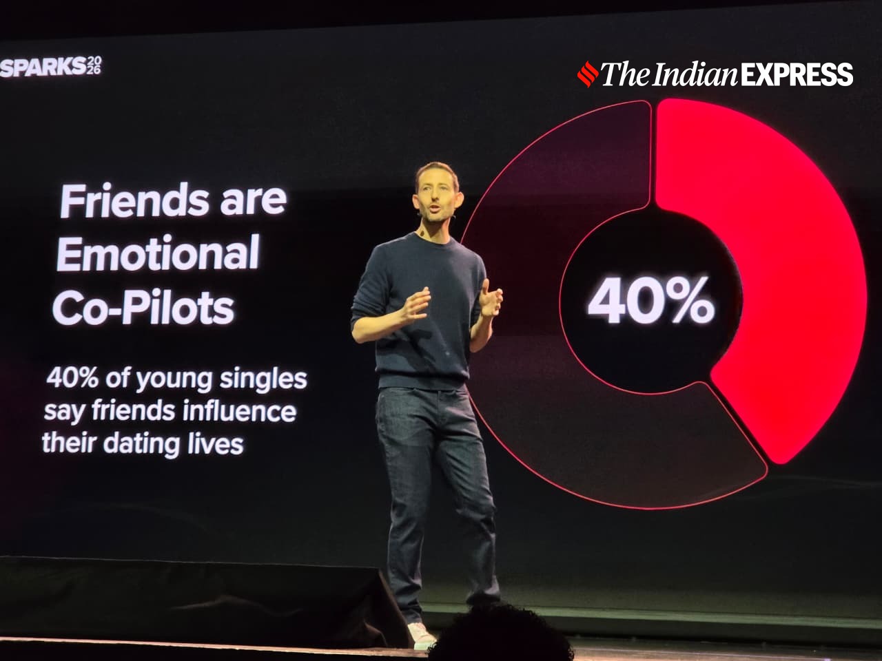 मार्क कांटोर, उत्पाद प्रमुख, टिंडर। (छवि: अनुज भाटिया/द इंडियन एक्सप्रेस)