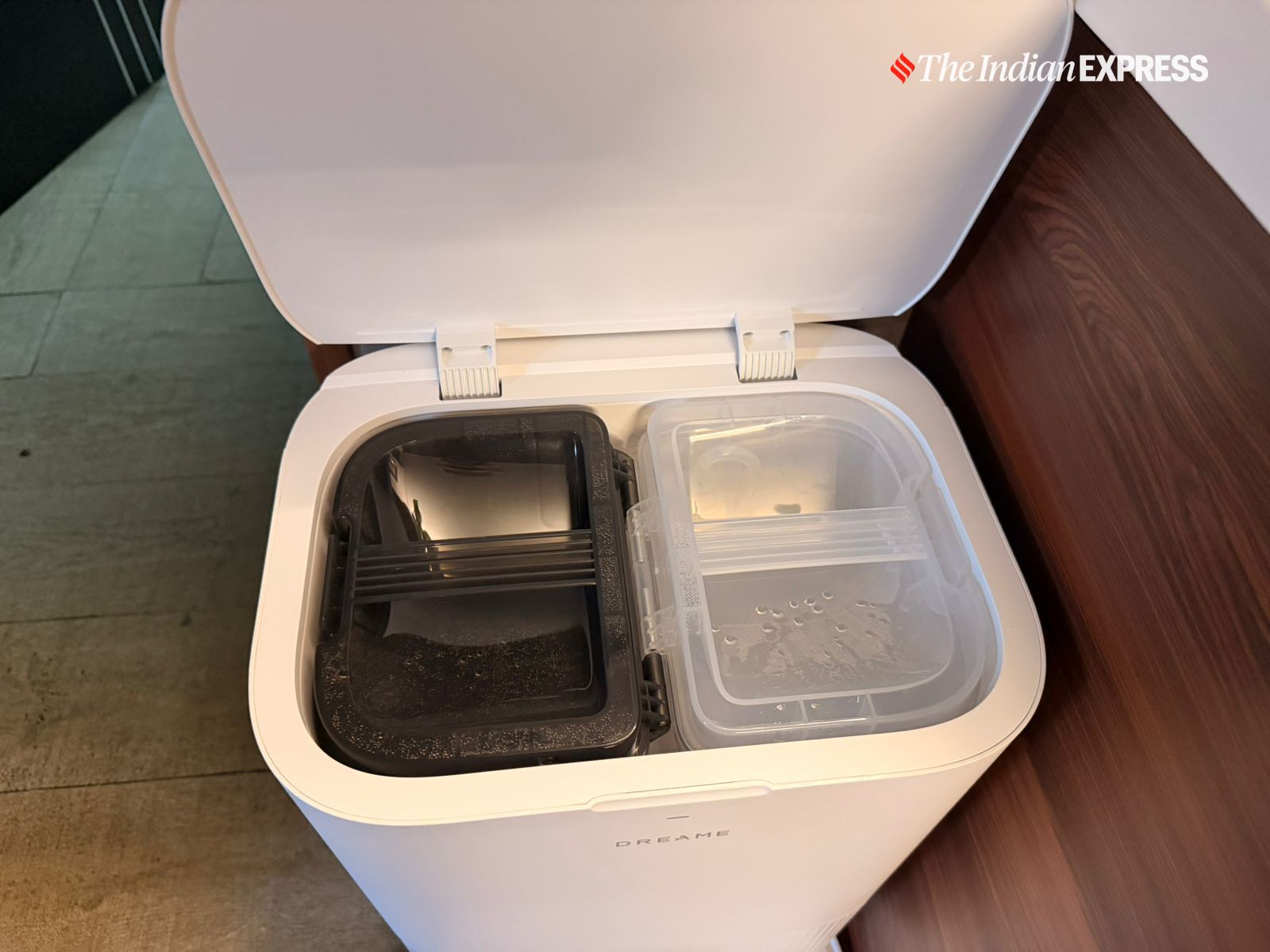 The water tanks are large and need to be cleared or replenished only once a fortnight.(Image: The Indian Express/ Nandagopal Rajan)