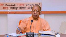 Yogi unveils book listing govt achievements, Yogi Adityanath, Uttar Pradesh govt, UP government, Lucknow news, Uttar pradesh news, Indian express, Current affairs