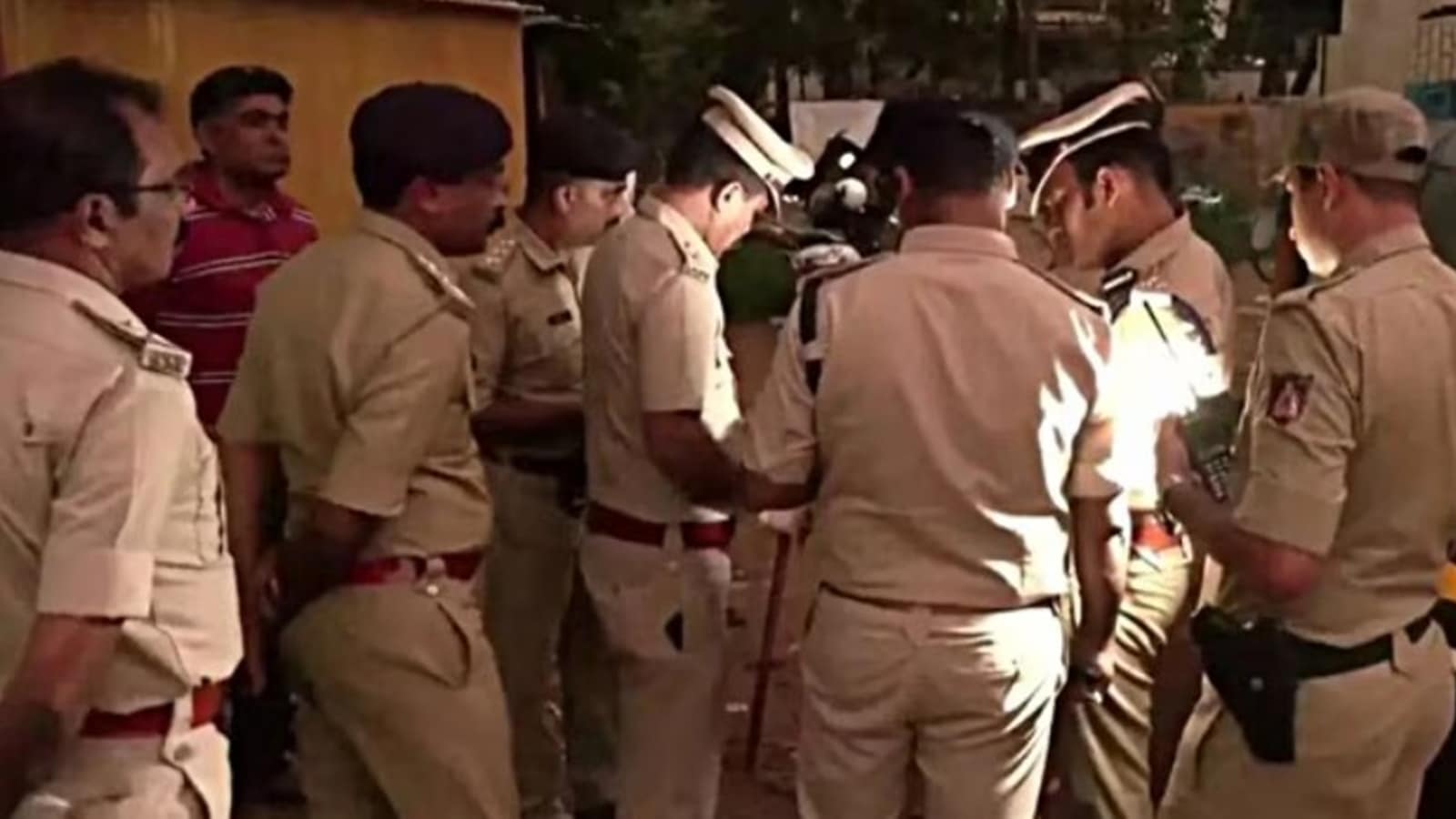 Security drill at Ahmedabad sports complex