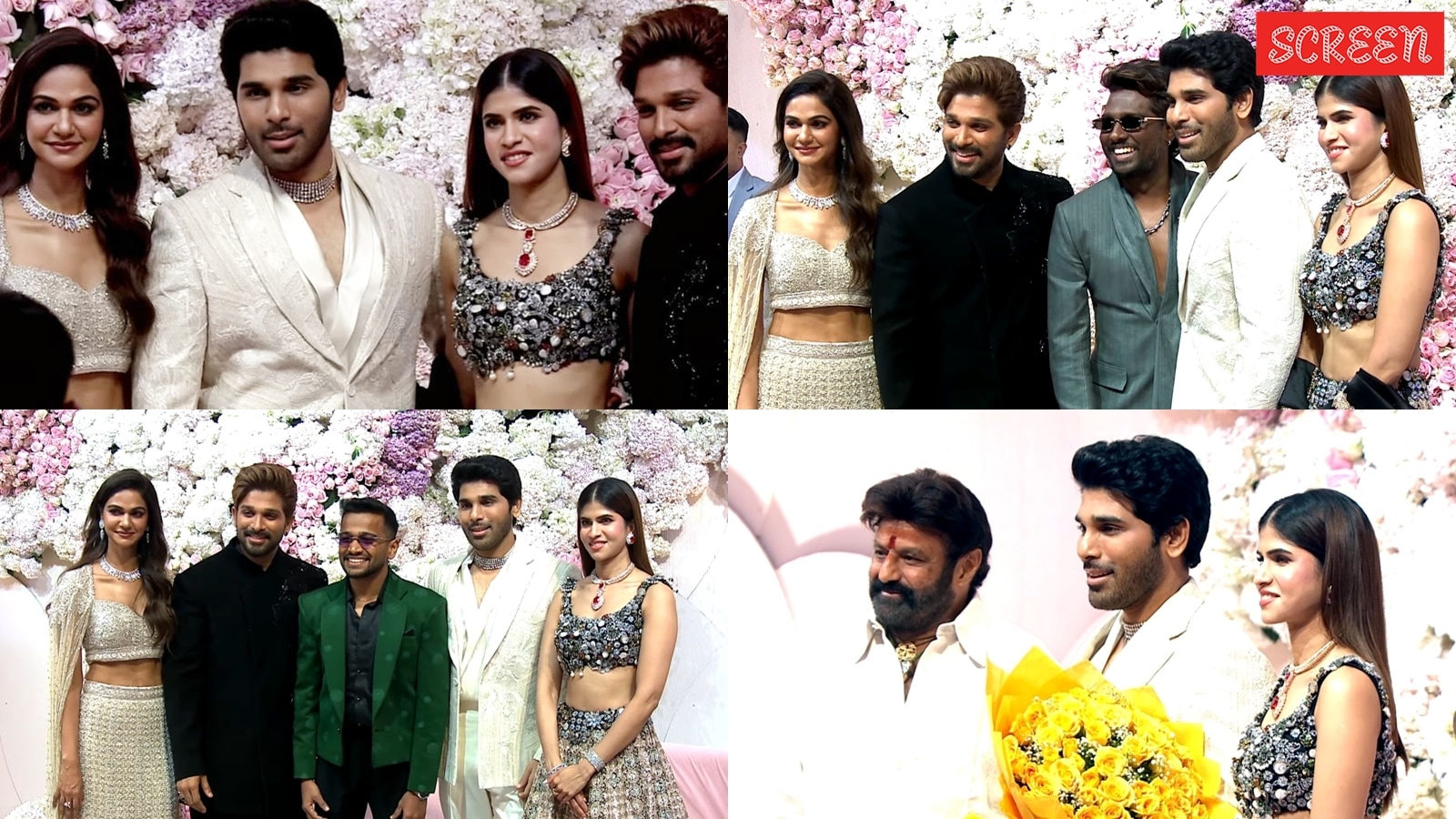 Allu Sirish and Nayanika Reddy's pre-wedding reception