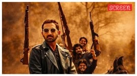 Umpire Anil Chaudhary becomes the face of a Haryanvi music video.