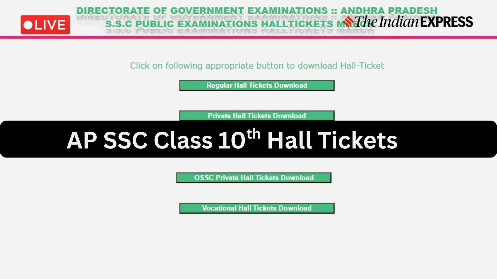 BSEAP to release AP SSC (Class 10) 2026 hall tickets this week