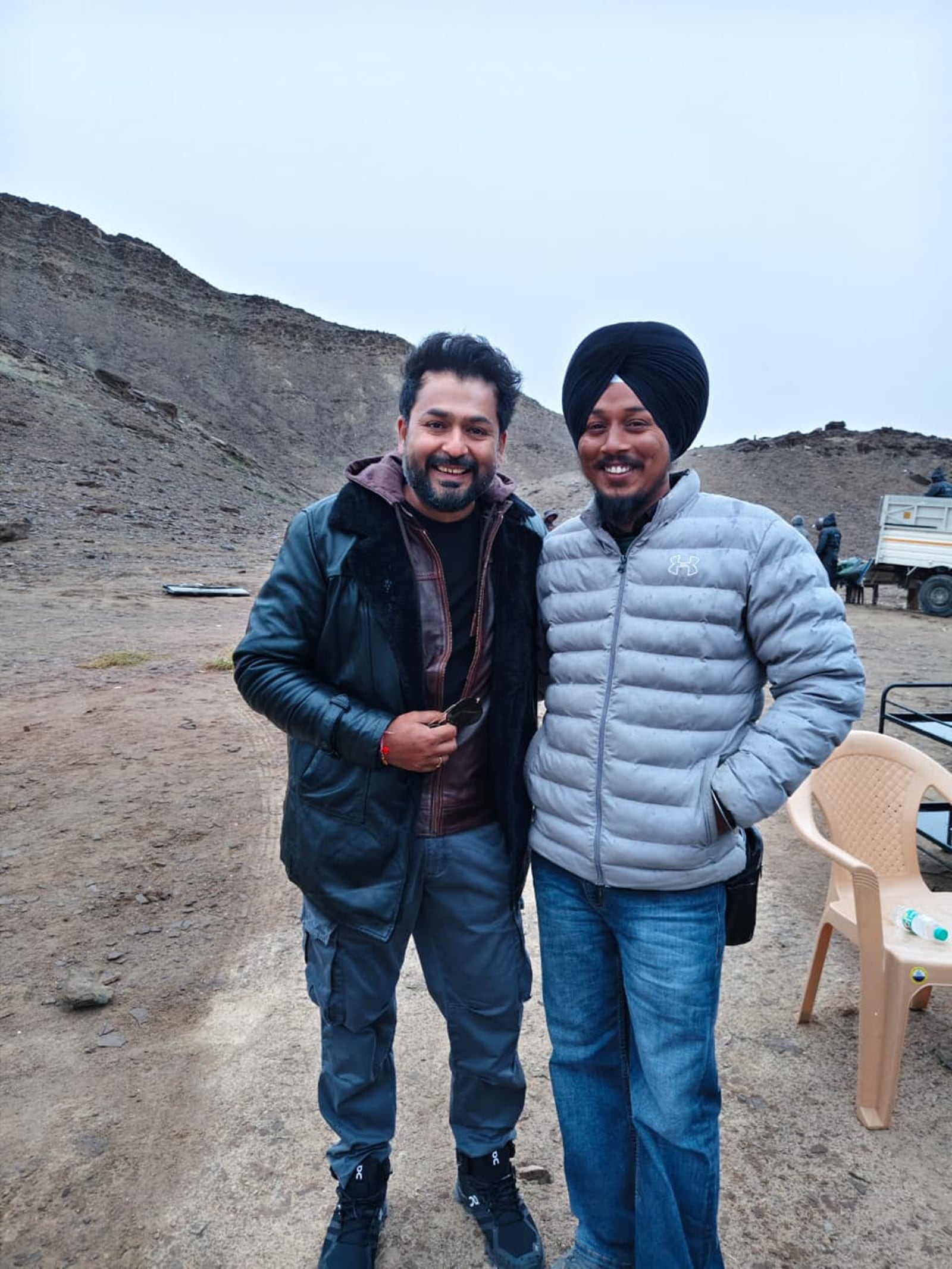 Balwinder Singh with Aditya Dhar