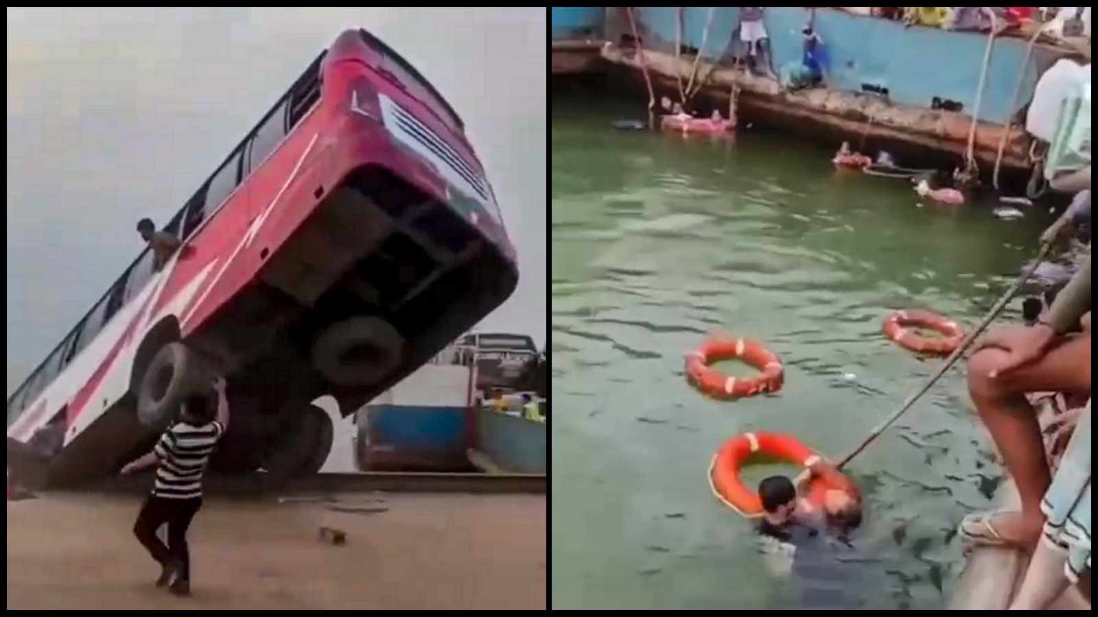 Bangladesh accident video: At least 23 killed after bus plunges into Padma river
