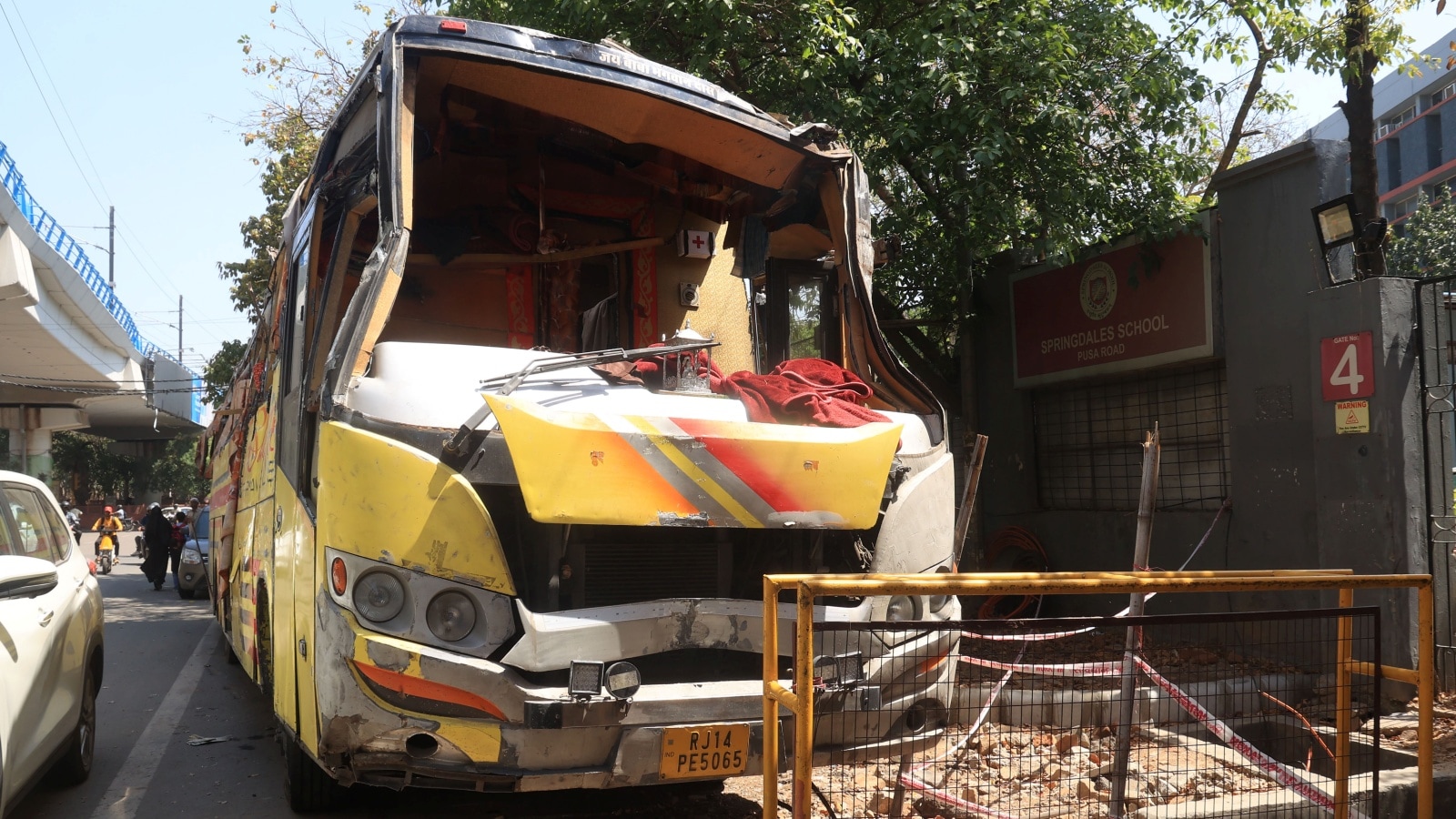 A groom-to-be, a man returning from a fun trip: Two killed as bus overturns in Central Delhi’s Karol Bagh