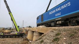 According to NCR, the bridge number 131 has been upgraded using Pre-stressed Concrete (PSC) Girder Slabs.