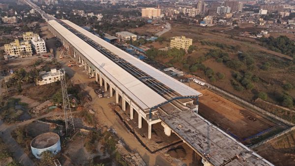 Mumbai-Ahmedabad bullet train project (Image: NHSRCL)