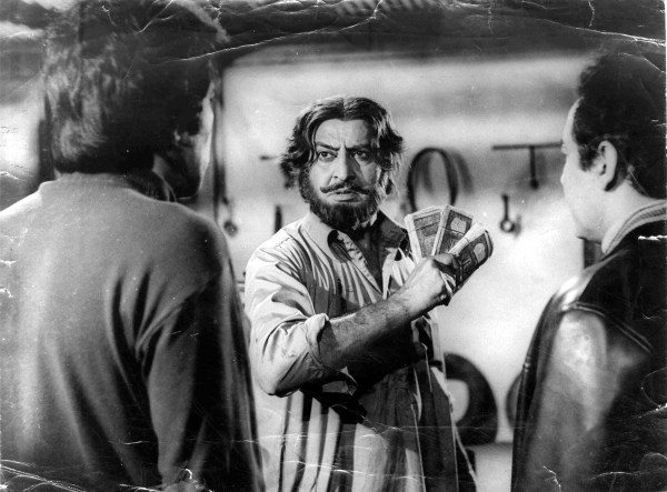 Film star Pran in film ZANJEER. Express archive photo