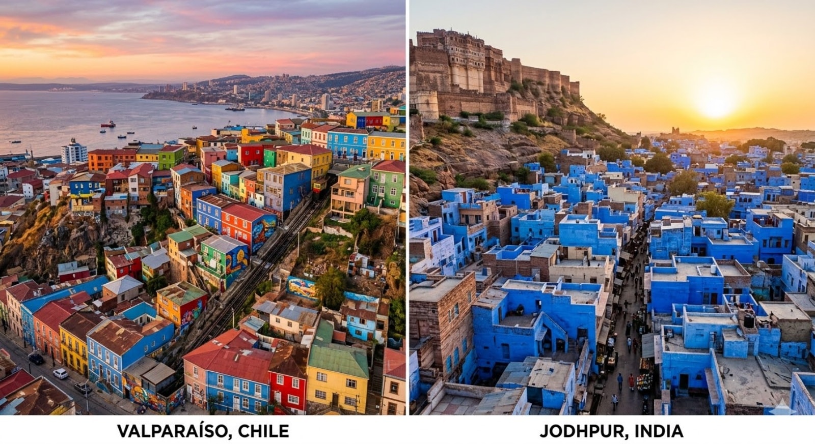 colourful cities