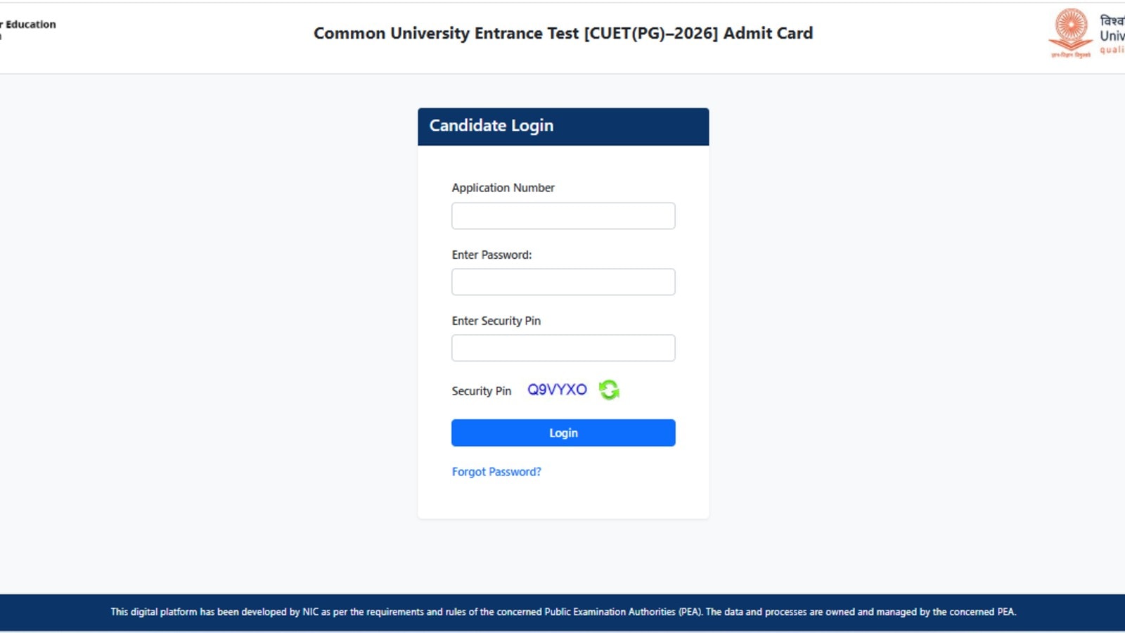 CUET PG 2026 Admit Card: NTA releases hall tickets for March 16 to 19 exams