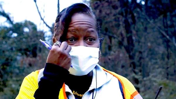 A still from Geeta Gandbhir's The Devil Is Busy.