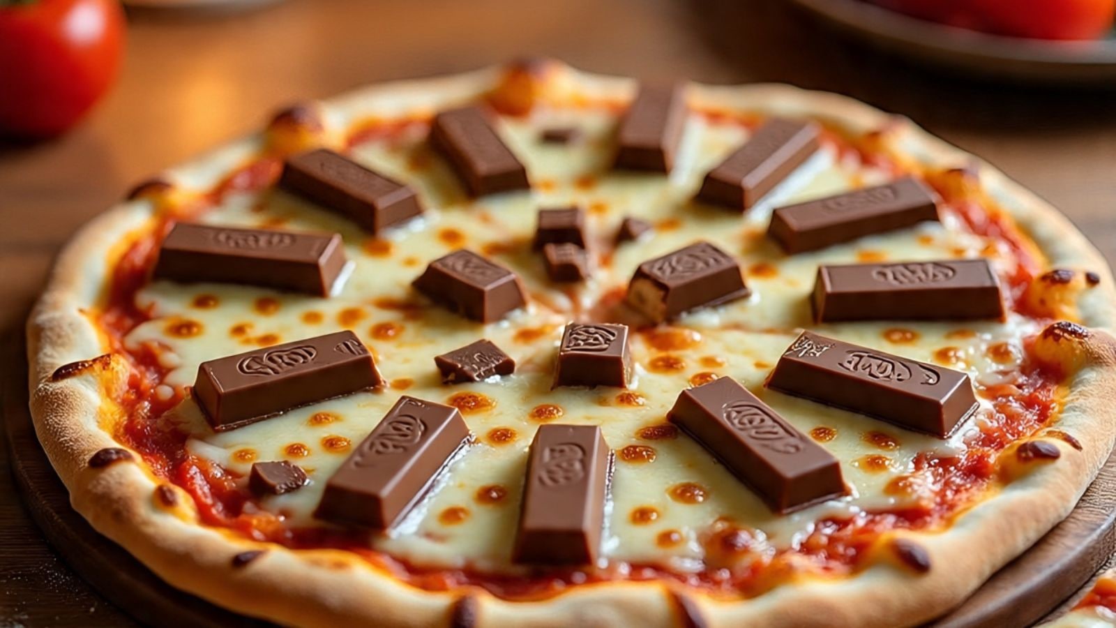 ‘New level of bold’: Domino’s UK announces ‘KitKat pizza’ after 12 tonnes of Nestlè chocolate bars go missing