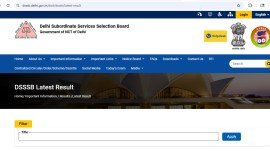 DSSSB announces tier 1 results for post codes 802/ 23 and 101/23.