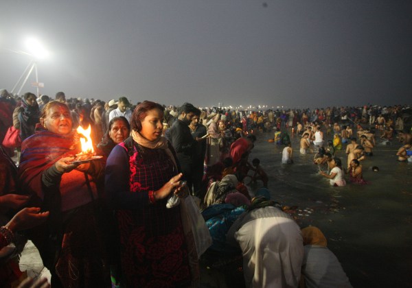 Magh Mela controversy Avimukteshwaranand