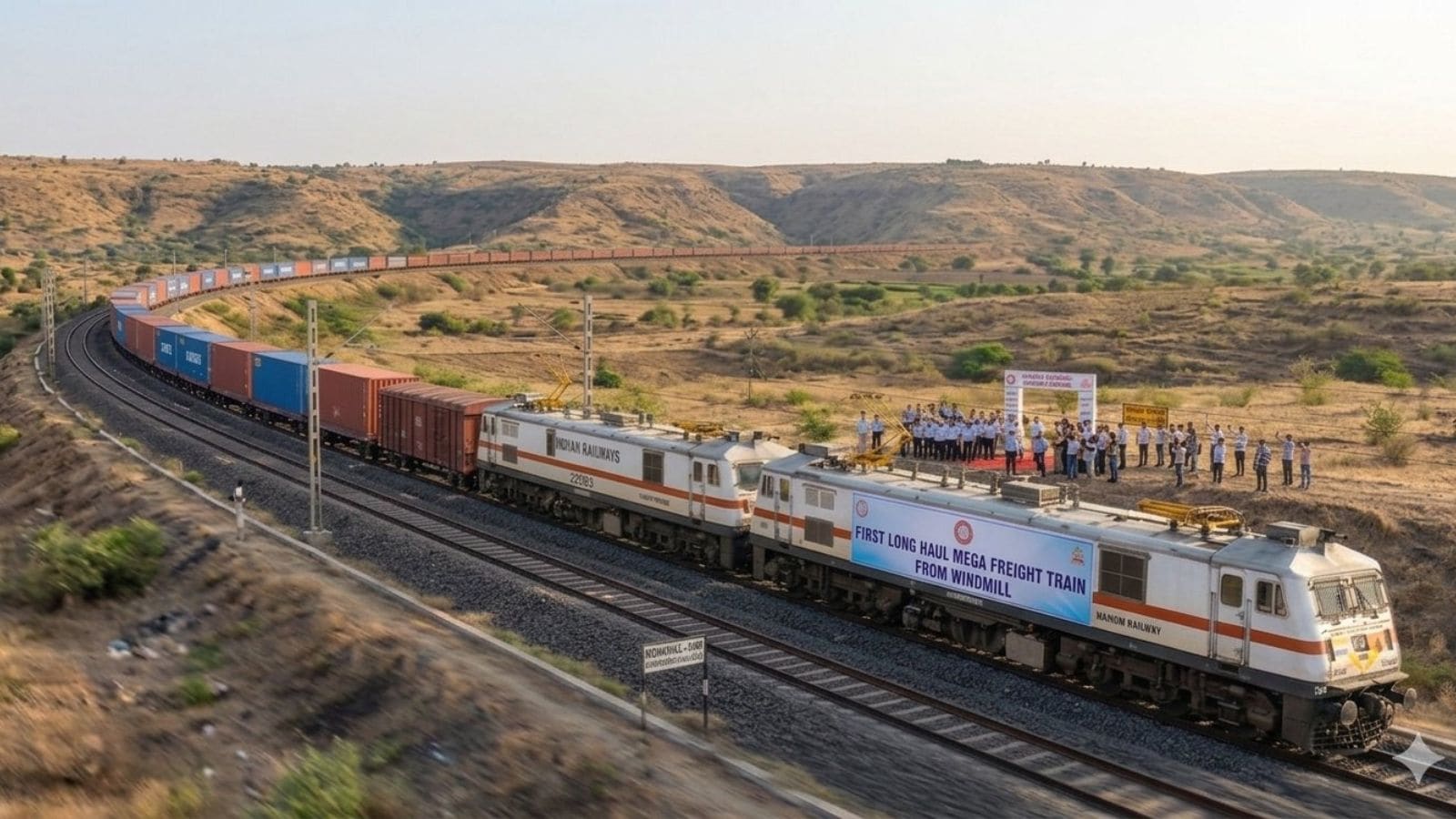 Indian Railways update: Rajkot Division runs its first long-haul freight train with 87 wagons