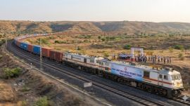 Rajkot Division runs first 87-wagon freight train, earns Rs 40 lakh (Image: DRM Rajkot Division)