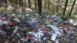 During the October inspection, the HPSPCB found that SADA Manikaran had not completely lifted legacy waste from the alleged site. (File photo)