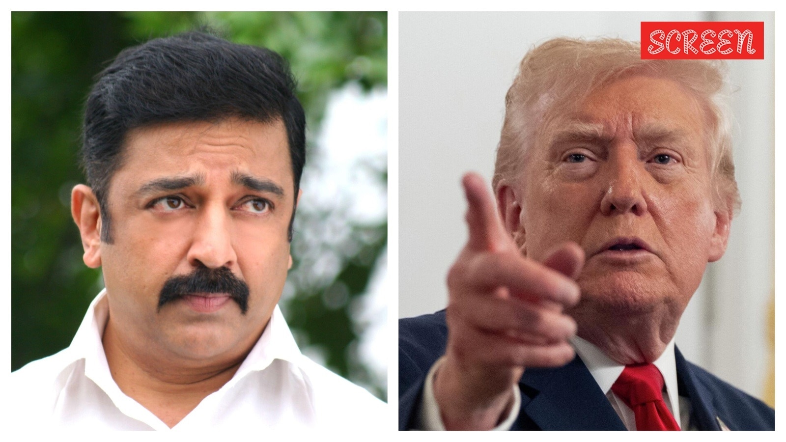 Kamal Haasan criticizes US President Donald Trump.