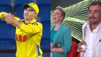 ‘Not that easy is it’: Mitchell Starc’s hilarious reaction as Alyssa Healy makes her bowling debut in her last ODI