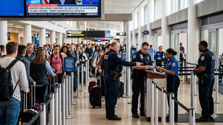 பனி அமெரிக்க விமான நிலையம்