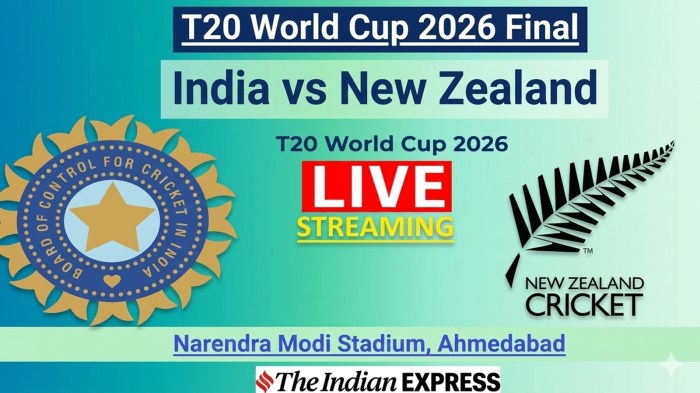 IND vs NZ T20 World Cup Final Live Cricket Score Streaming Online: भारत बनाम न्यूजीलैंड मैच का लाइव प्रसारण और स्ट्रीमिंग कैसे देखें?