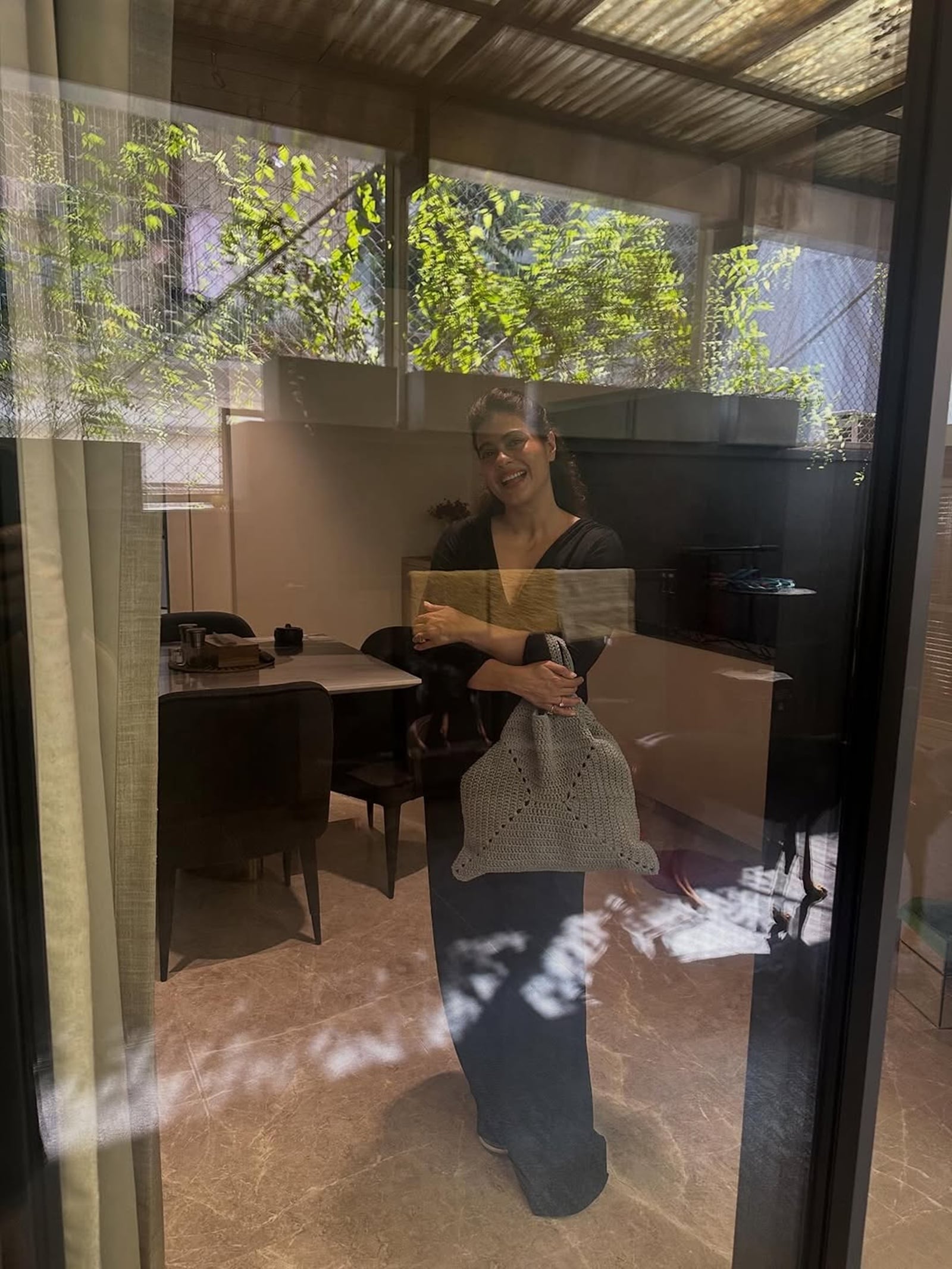 Kajol tries her hand at crochet