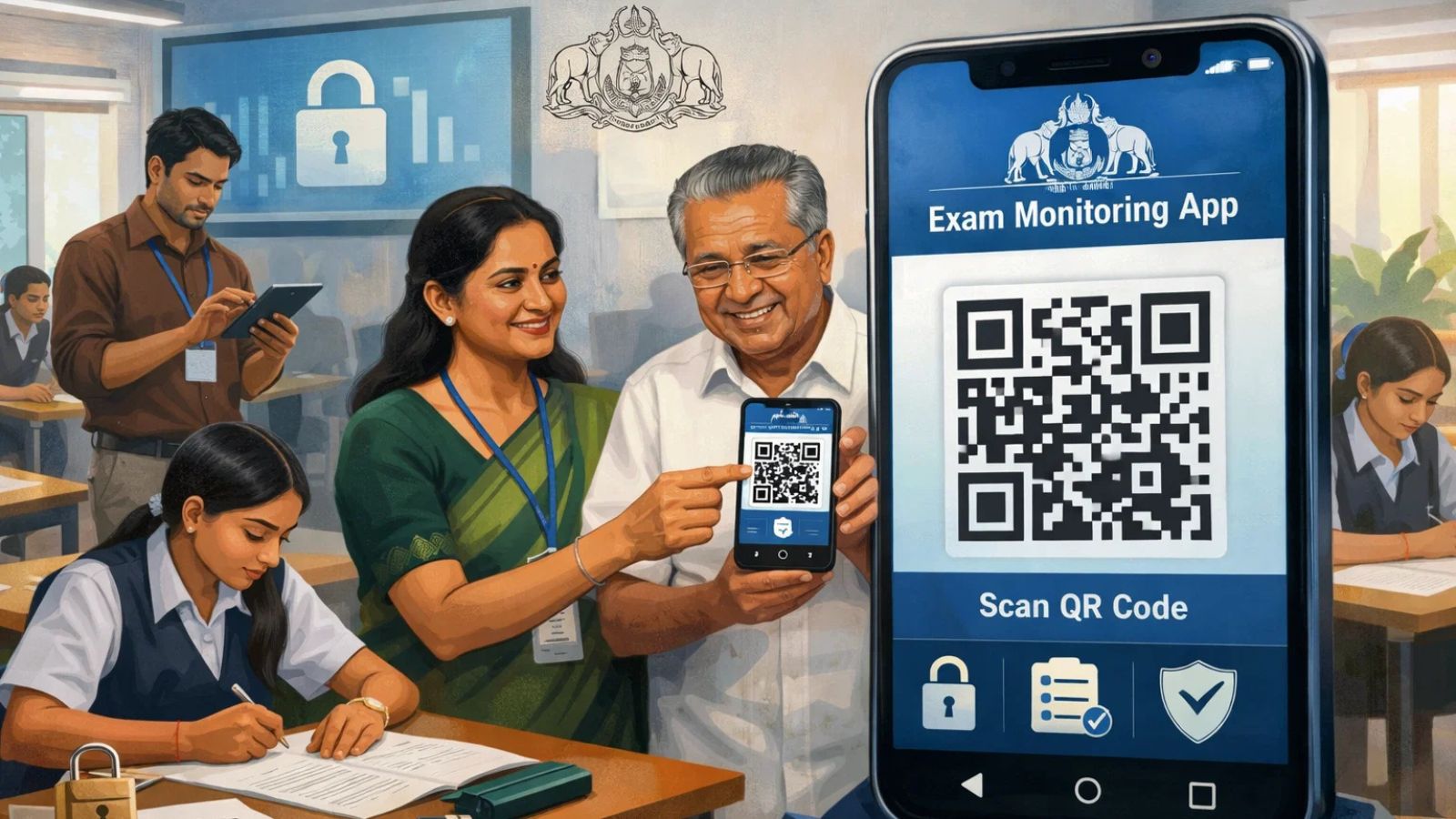 Kerala government rolls out QR code-based app to monitor Higher Secondary (Class 12) board exams