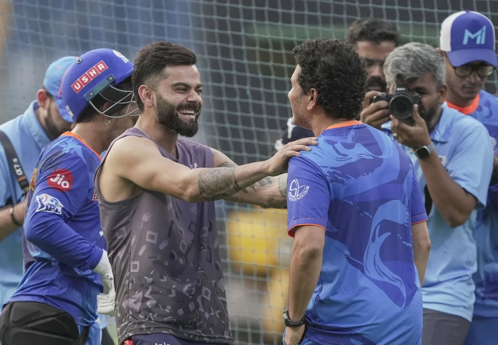 Virat Kohli has spoken in the past about how a chat with Tendulkar helped him recover from a disastrous tour of England in 2014. (PTI Photo)