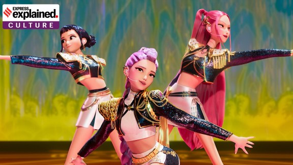 A still from 'Kpop Demon Hunters'. (Netflix)