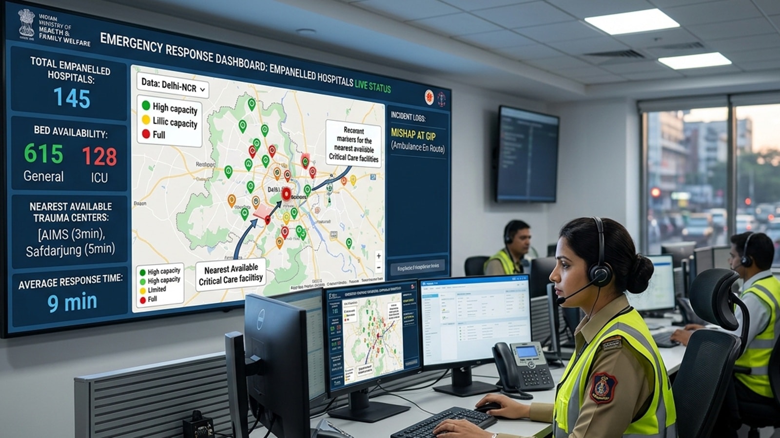 Create live dashboard of empanelled hospitals to help responders provide timely aid to mishap victims: House panel to Ministry