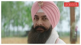 Aamir Khan in Laal Singh Chaddha.