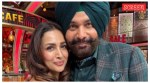 Malaika Arora and Navjot Singh Sidhu on The Great Indian Kapil Show.