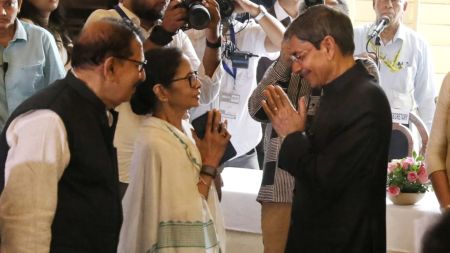 Ravi, a former IPS officer and former Tamil Nadu governor, took the oath of office as the 22nd governor of West Bengal at a ceremony held at the Lok Bhavan in Kolkata.